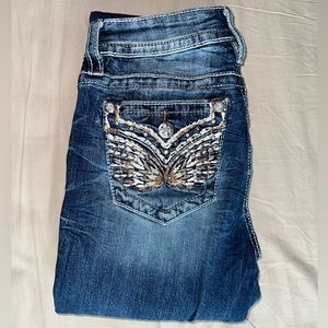 Miss Me Midrise Bootcut jeans, size 25